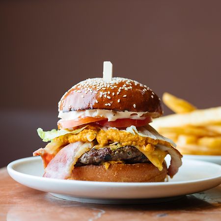 Pan Pacific Perth Hotel Exterior photo A burger with fries