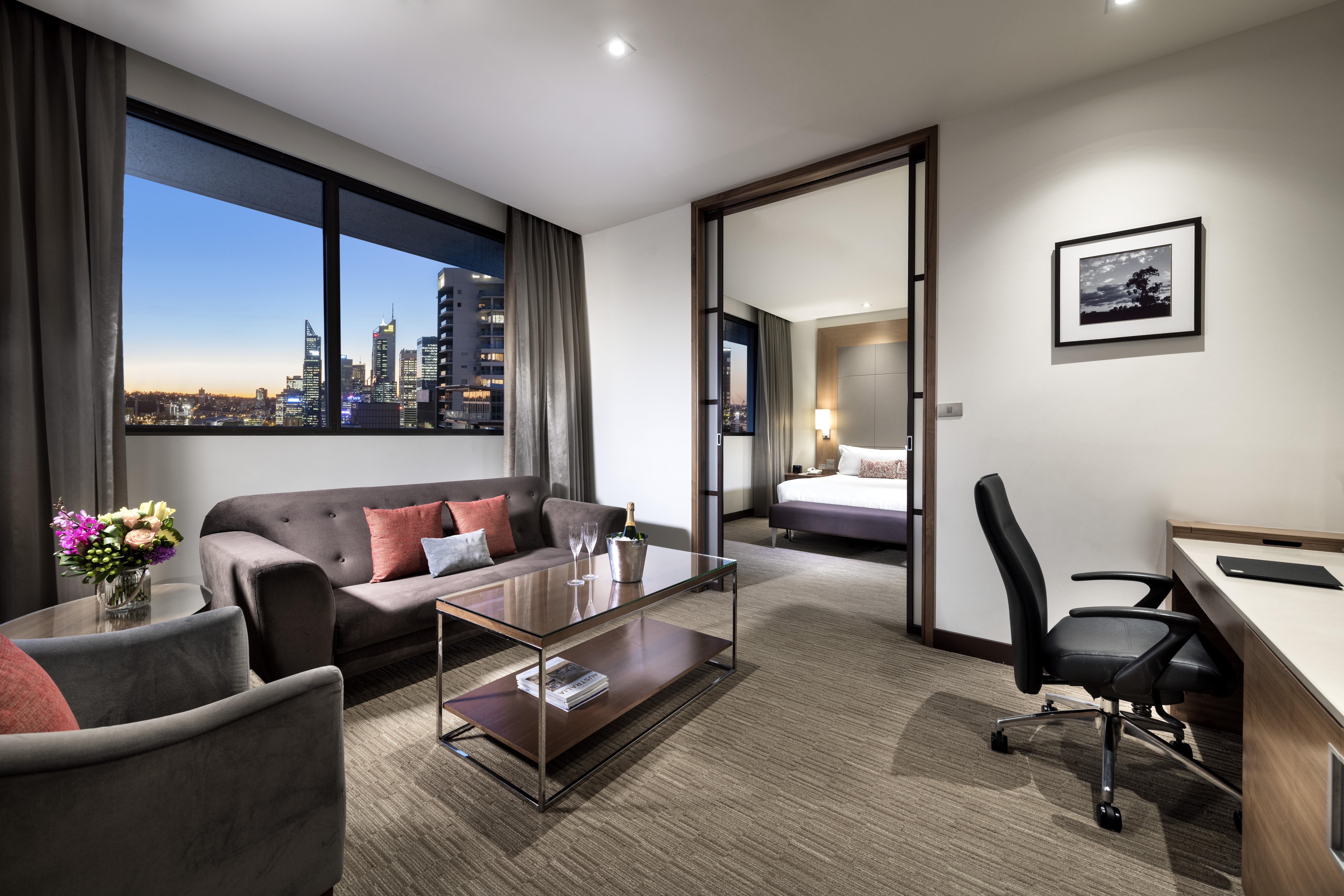 Pan Pacific Perth Hotel Exterior photo A suite at the Crown Towers